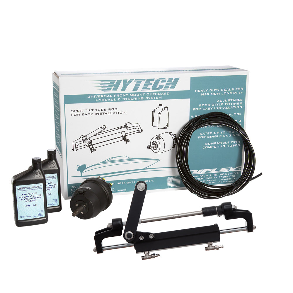Uflex USA HYTECH 1.1 Front Mount Outboard Hydraulic Steering System for Boats up to 175 HP