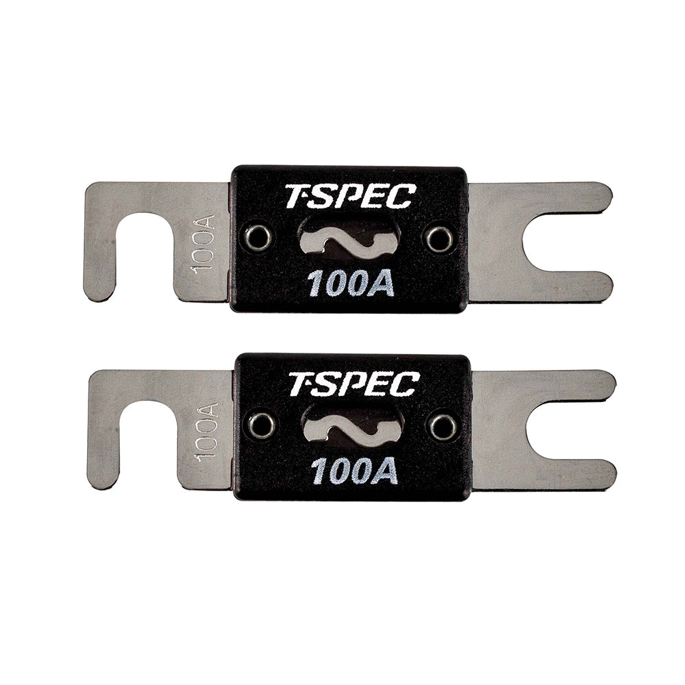 T-Spec V8 Series 100 Amp ANL Fuse - 2 Pack for High-Current Protection