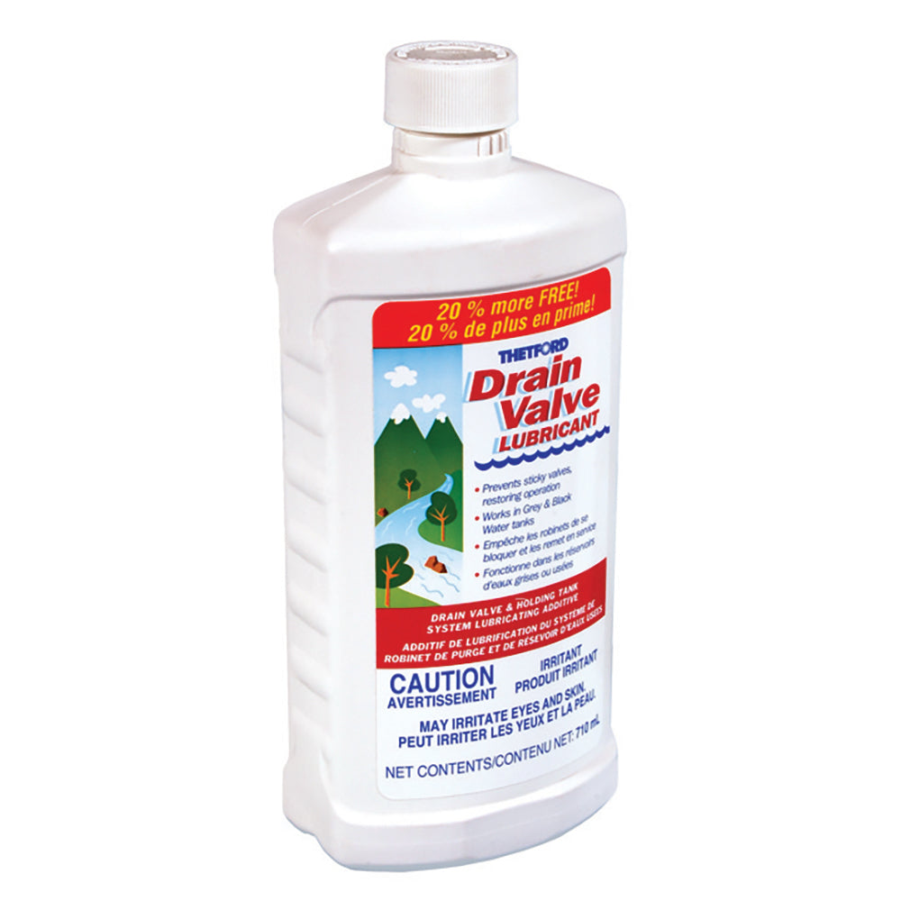 Thetford Marine Drain Valve Lubricant - 24oz Bilingual for Marine Toilets and Plumbing