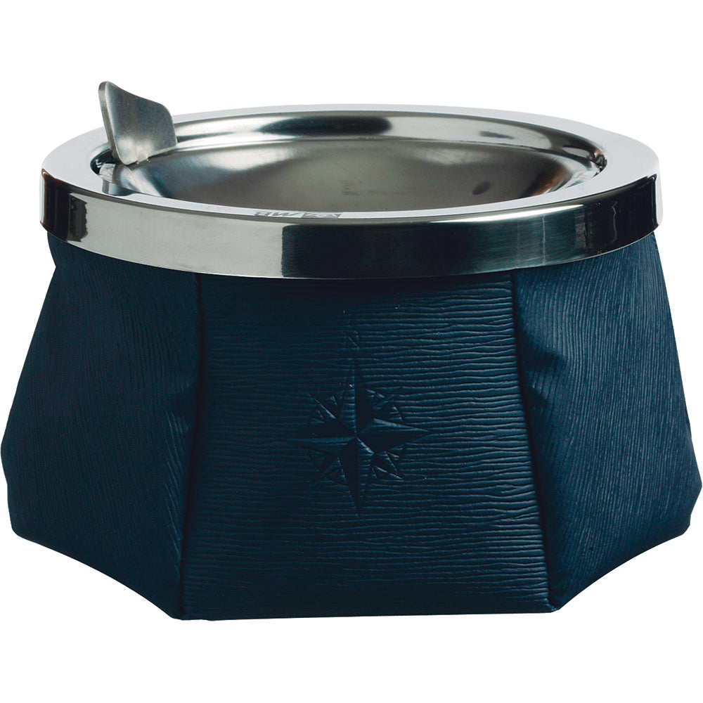 Marine Business Windproof Ashtray with Lid, Navy Blue, Part Number 30101