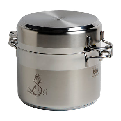 Marine Business Self-Containing Stainless Steel Cookware Pan Set, 8-Piece, Part Number 20001