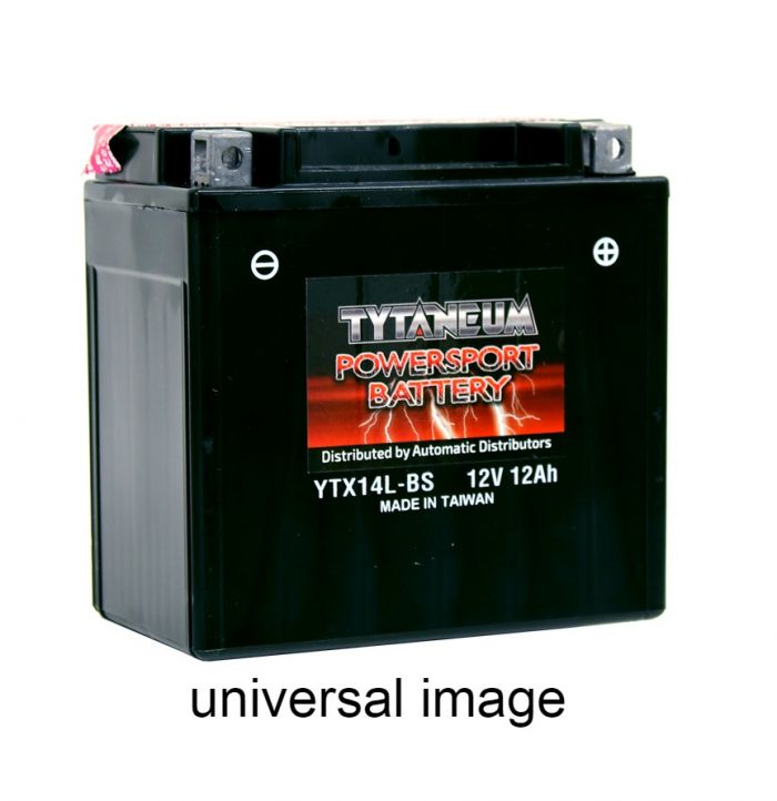 TYTANEUM YTX16-BS Maintenance-Free Motorcycle Battery