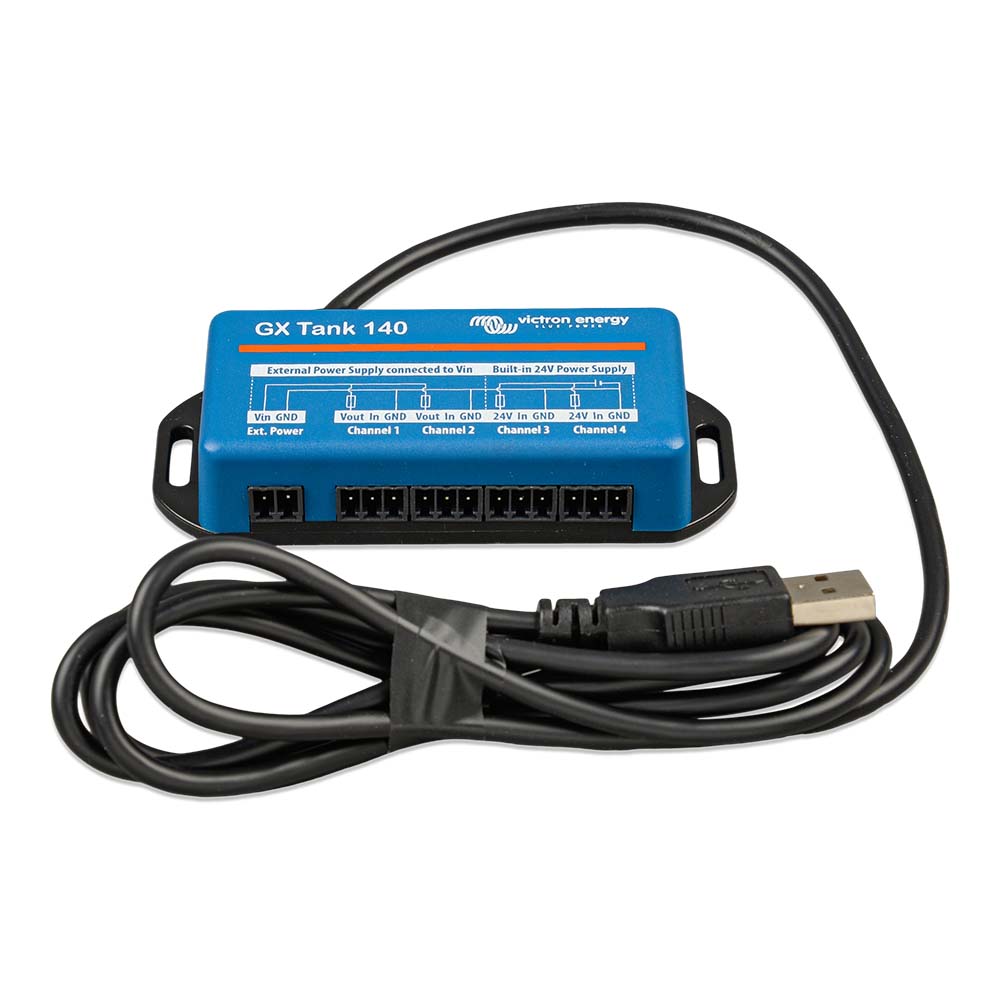 Victron Energy GX Tank 140 Tank Monitoring System for 4-20 mA and 0-10 V Sensors (Part Number: BPP920140100)