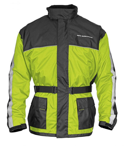 Nelson Rigg Solo Storm Jacket Hi-Vis Yellow/Black Large (Part Number: SSJ-HVY-03-LG)
