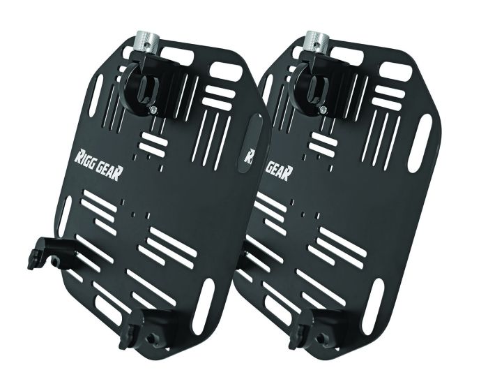 Nelson Rigg RG-QRP-FB RiggGear QR Plate - Flat Rack Set with Soft Saddlebags Support