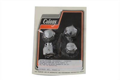 Colony Chrome Cap Headbolt Cover for Harley Davidson FXST (1986-1995)