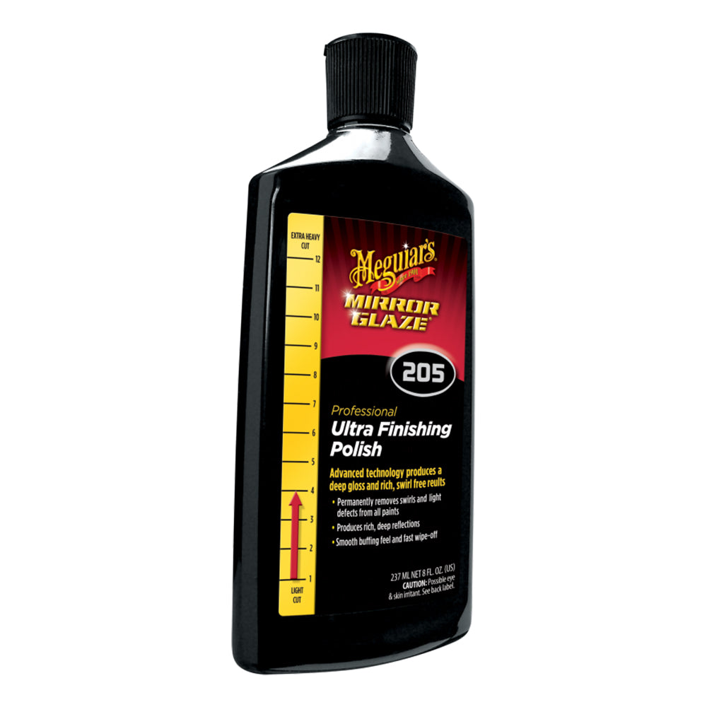 Meguiar's Mirror Glaze Ultra Finishing Liquid Polish 8oz - Deep Gloss and Swirl-Free Finish