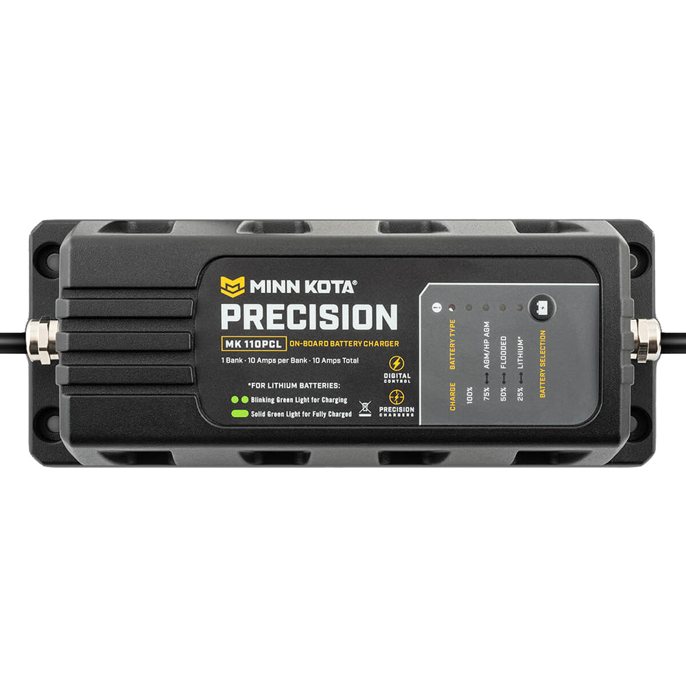 Minn Kota On-Board Precision Charger MK-110 for Lithium and Lead Acid Batteries