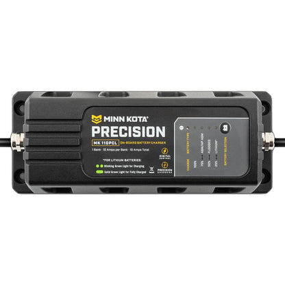 Minn Kota On-Board Precision Charger MK-110 for Lithium and Lead Acid Batteries