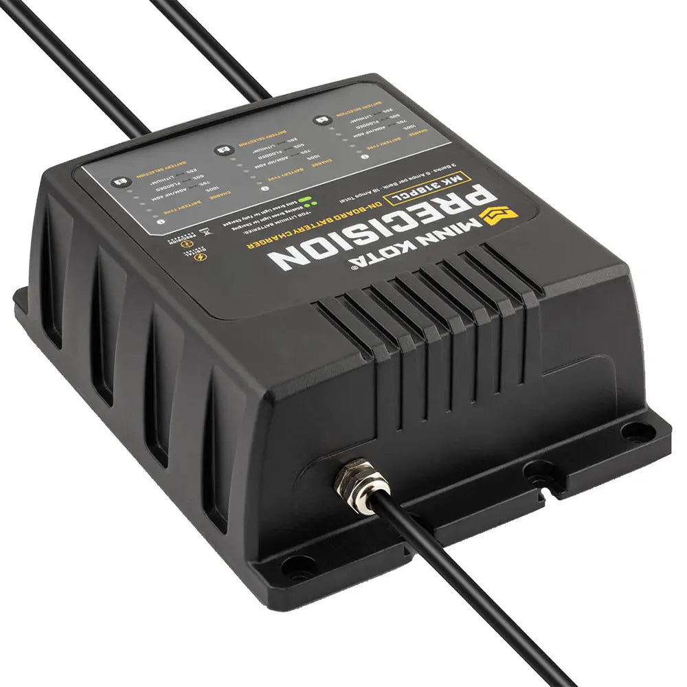 Minn Kota On-Board Precision Charger MK-318 PCL 3 Bank 6 Amp Lithium-Optimized Charger