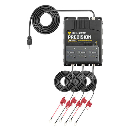 Minn Kota On-Board Precision Charger MK-318 PCL 3 Bank 6 Amp Lithium-Optimized Charger