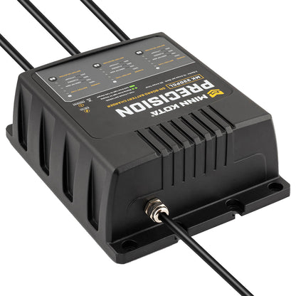 Minn Kota On-Board Precision Charger MK-330 PCL 3 Bank, 10 Amp Lithium-Optimized Marine Battery Charger