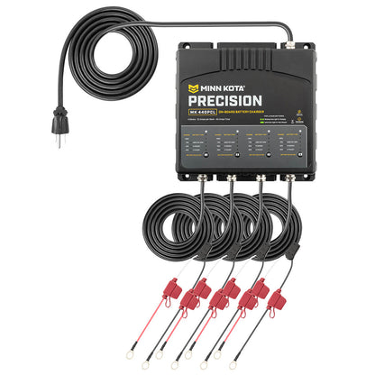 Minn Kota MK-440 On-Board Precision Charger - 4 Bank, 10 Amp Lithium-Optimized Battery Charger