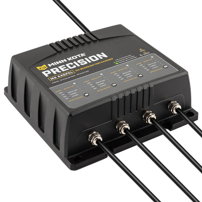 Minn Kota MK-440 On-Board Precision Charger - 4 Bank, 10 Amp Lithium-Optimized Battery Charger