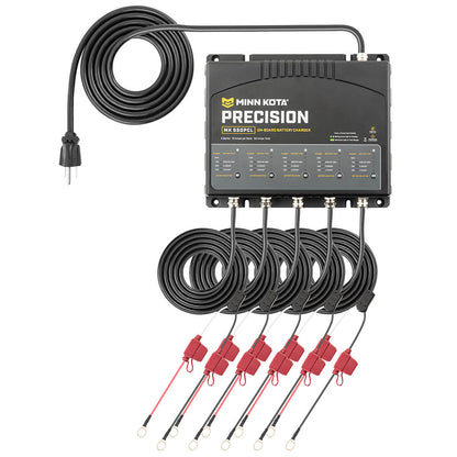 Minn Kota MK-550 On-Board Lithium-Optimized 5 Bank Charger with 10 Amp Output