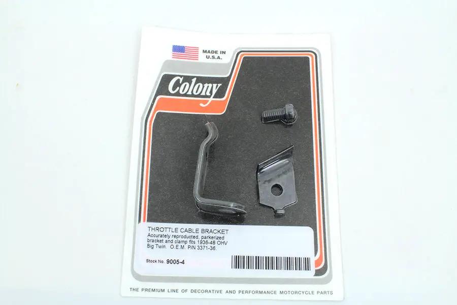 Colony Throttle Cable Bracket for Harley Davidson EL Models by Colony