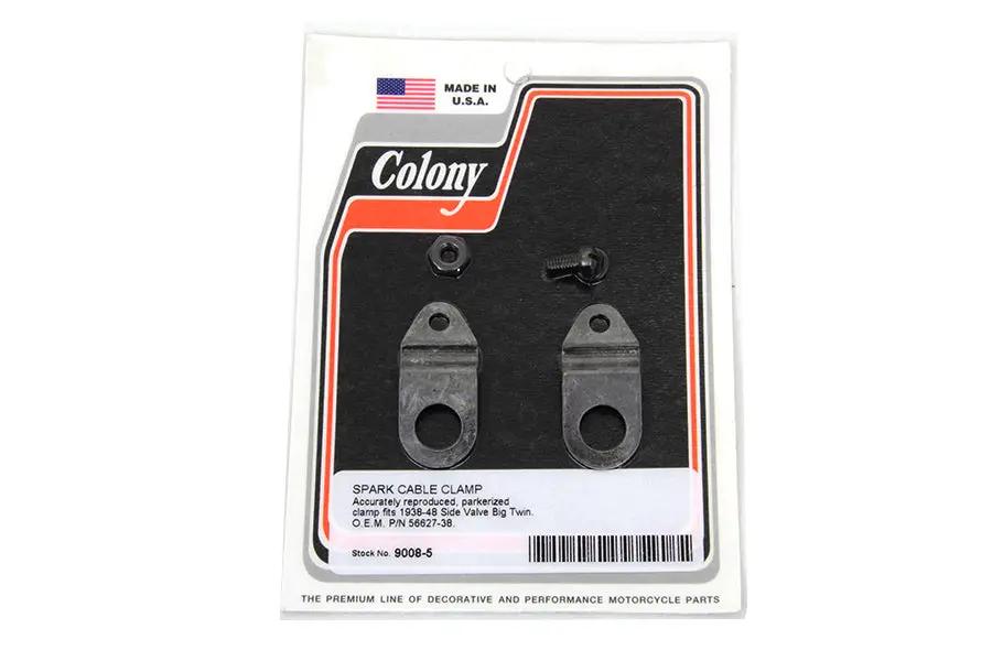 Colony Spark Control Cable Bracket for Harley Davidson Vintage Models by Colony