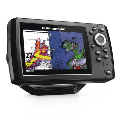 Humminbird HELIX 5 CHIRP GPS Combo G3 Fish Finder with 5-Inch Wide Screen and Internal GPS