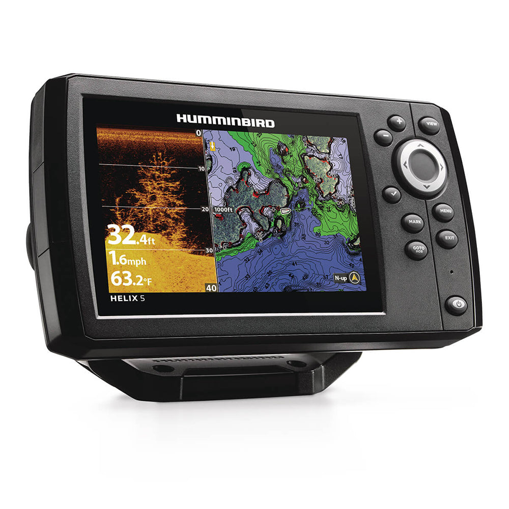 Humminbird HELIX 5 CHIRP DI GPS G3 Fish Finder with 5-Inch Color Display and Dual Spectrum Sonar