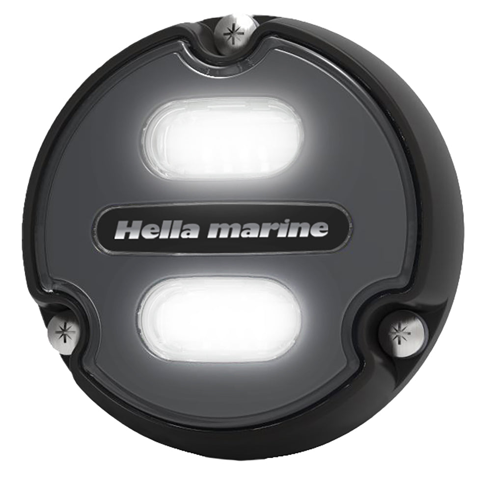 Hella Marine Apelo A1 Blue White Underwater Light - 1800 Lumens, Black Housing with Charcoal Lens