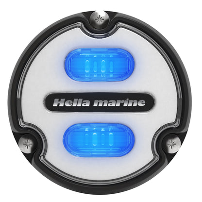 Hella Marine Apelo A1 Blue White Underwater Light - 1800 Lumens, Black Housing, White Lens