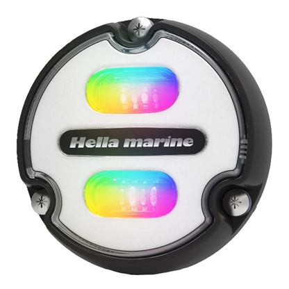 Hella Marine Apelo A1 RGB Underwater Light - 1800 Lumens, Black Housing with White Lens