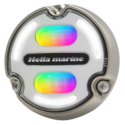 Hella Marine Apelo A2 RGB Underwater Light - 3000 Lumens with Bronze Housing and White Lens