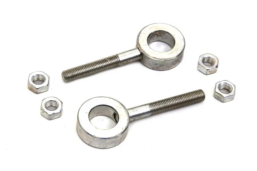 Colony Rear Chain Adjuster Cadmium for Harley Davidson XL 1957-1966 by Colony