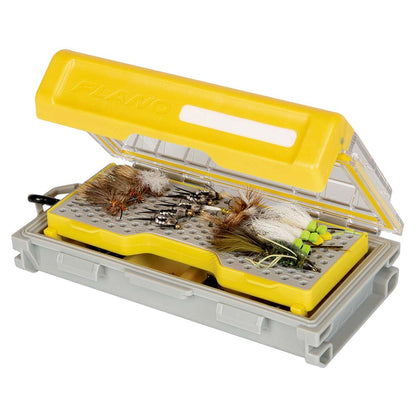 Plano EDGE Micro Fly Box - Compact Waterproof Tackle Storage with Magnetic Dropzone and DuraView Lid