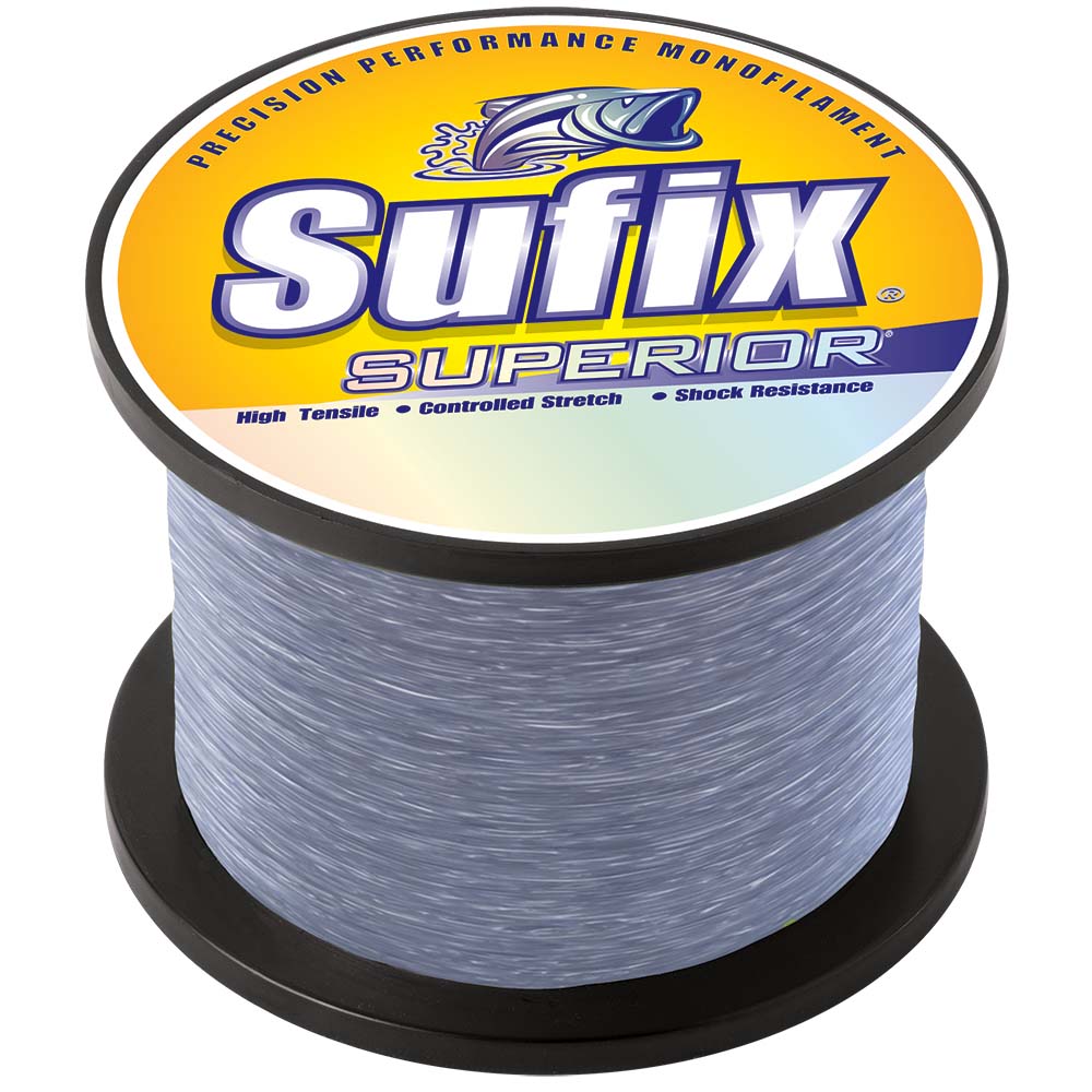 Sufix Superior Smoke Blue Monofilament Line - 25lb Test, 535 Yards