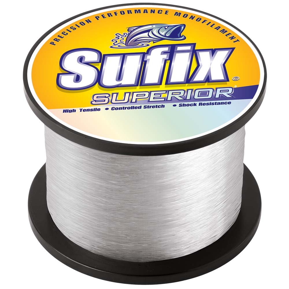Sufix Superior Clear Monofilament Line - 8 lb Test, 1720 Yards