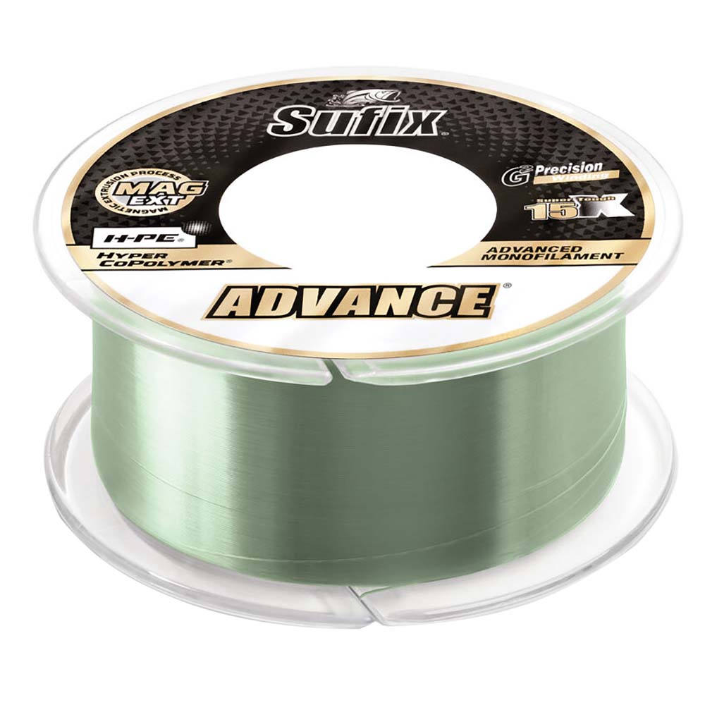 Sufix Advance Monofilament 20lb Low-Vis Green Fishing Line - 330 Yards
