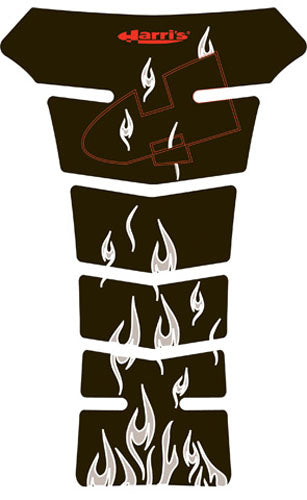 ARIETE 13902-FU Harri's EVO Puzzle Tank Protectors, Transparent Black