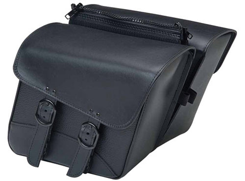 Dowco Willie & Max Black Jack Compact Slant Saddlebags Set - Part No. 59588-00