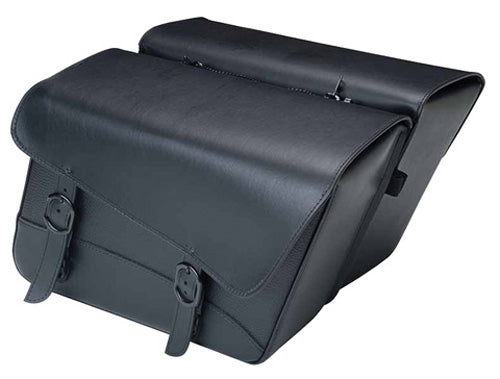 Dowco Willie & Max Black Jack Large Slant Saddlebags Set - Part No. 59589-00