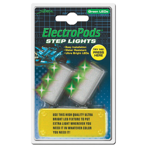 Street FX Green Step Lights - 2 Pack, Part Number 1043046