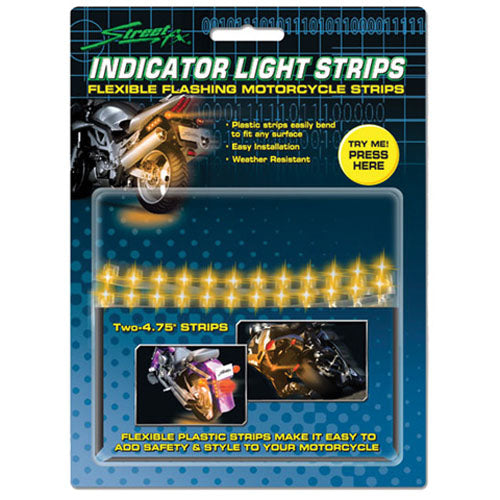 Street FX Flex Indicator Strips Yellow - Part Number 1043459