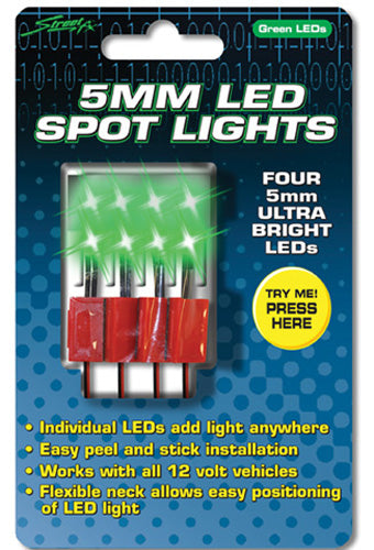 Street FX Epod-Spot-4LED-Try MeBC Green - Durable LED Accent Light