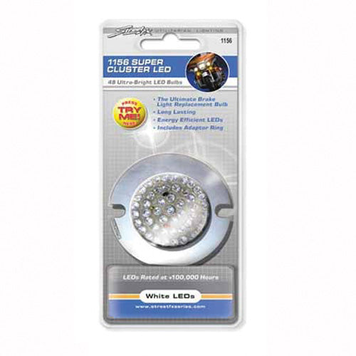 Street FX 1044642 48 LED Super Cluster 1156 White for Enhanced Vehicle Visibility