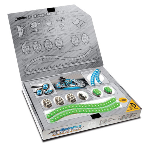 Street FX EPOD-PRO Green Chrome Motorcycle Kit (Part #1044655)