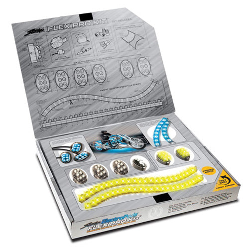 Street FX EPOD-PRO Kit Yellow Chrome for Motorcycles - Part 1044658