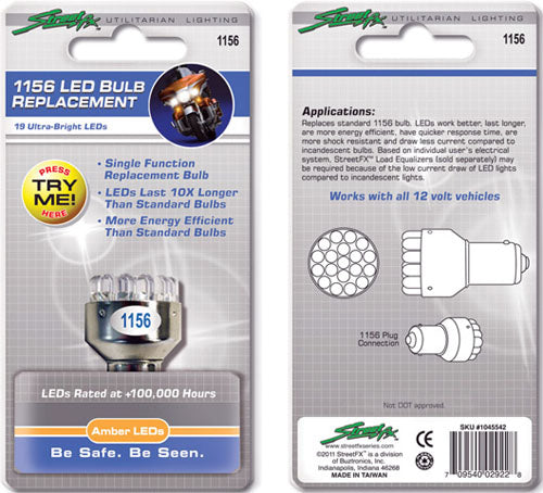 Street FX 19 LED Amber Replacement Bulb - Part Number 1045542