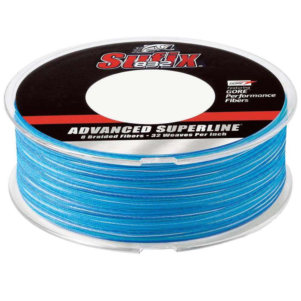 Sufix 832 Advanced Superline Braid - 10lb Coastal Camo, 600 Yards