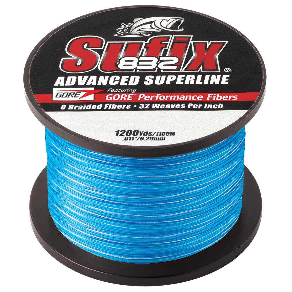 Sufix 832 Advanced Superline Braid 20lb Coastal Camo - 1200 Yards