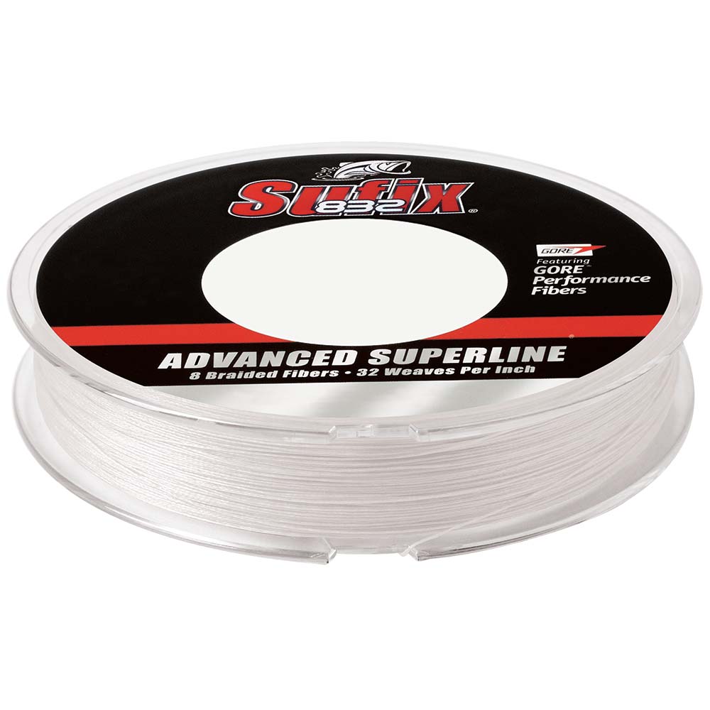 Sufix 832 Advanced Superline Braid - 30lb Test, Ghost Color, 150 Yards