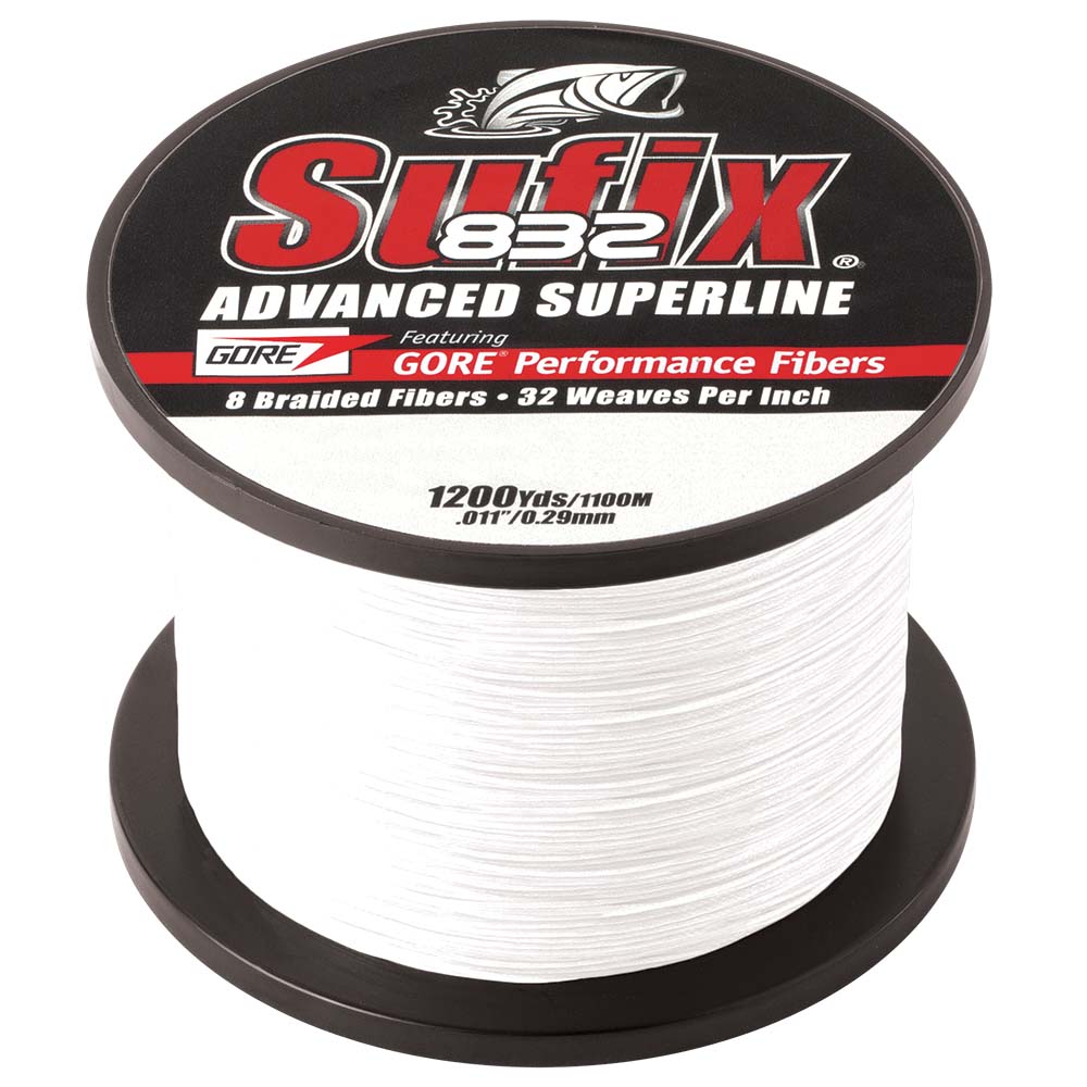 Sufix 832 Advanced Superline Braid - 30lb Test, Ghost Color, 1200 Yards
