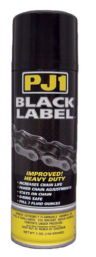 PJ1 Heavy Duty Black Label Chain Lube 5 oz. - High-Performance Motorcycle Chain Lubricant