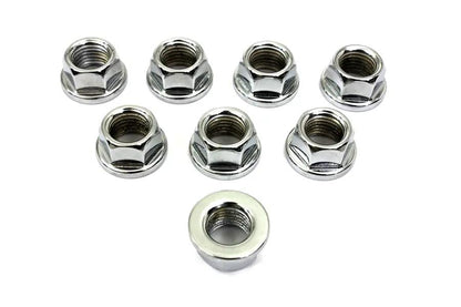 Colony Cylinder Base Nut Chrome for Harley Davidson FL and FX Models by Colony