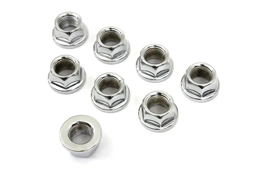 Colony Cylinder Base Nut Chrome for Harley Davidson FL and FX Models by Colony