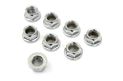 Colony Cylinder Base Nut Chrome for Harley Davidson FL and FX Models by Colony